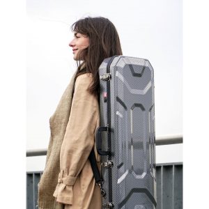 Violin Case 4/4 Size, PC Plastic with EPS Hard Foam Core