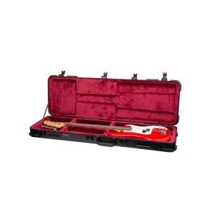 CRA980B Electric Bass Case, Fits Fender Precision & Jazz Bass, Rectangular PE Molded Case
