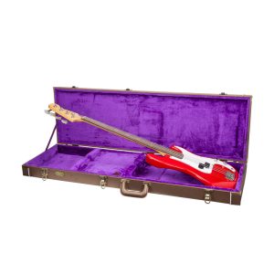 CRW520B Wood BassCase Fits Fender Precision & Jazz Bass
