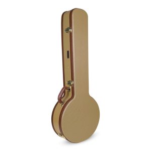 CRW620BJ Wooden Case, 5 Strings Resonator Bluegrass Banjo Case