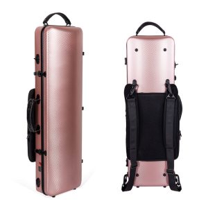 Poly Carbon Violin Case  4/4 Full Size, Oblong Flight Case