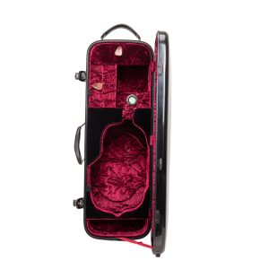 CRF2020V-R Fiberglass Violin Case, 4/4 Full Size Fiddle Case