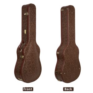 CRW530C Classical Guitar Case, Blossom Brown Wooden Case