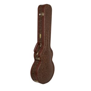 CRW530L Wooden Case, Les Paul Electric Guitar Case, Blossom Brown