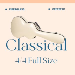 CRF2020C Fiberglass Classical Guitar Case, 4/4 Full Size