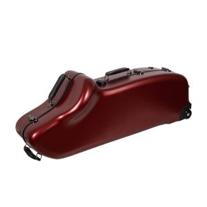 CRF4050BS Polycarbon Case for Baritone Sax - Fits Low A Baritone Saxophone - with Backpack and Wheels